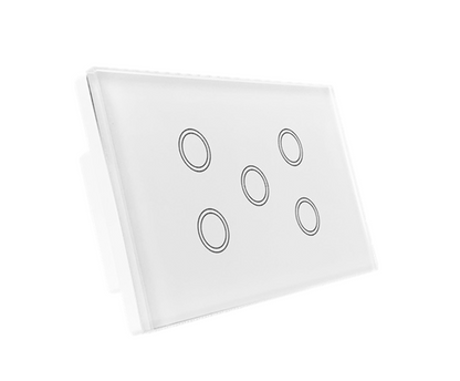 Zigbee 5 Gang Light Switch (White)