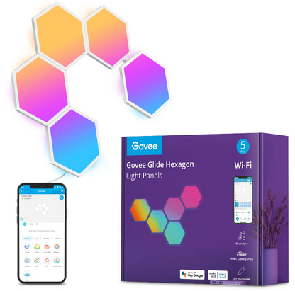 Govee Hexa Glide Light Panels 5pc