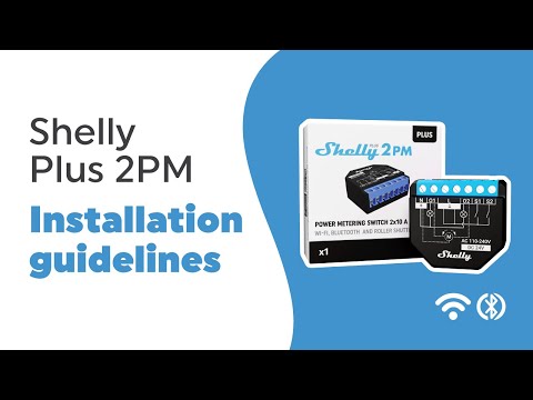 Shelly Plus 2PM | WiFi & Bluetooth 2 Channels Smart Relay Switch with Power  Metering | Home Automation | Roller Shutters | Remote Control | Alexa 